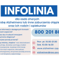 Infolinia „Helpline” dla osób chorych na chorobę Alzheimera